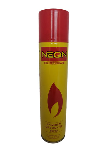 10oz Neon - Refined Butane Gas Refill- Universal Fluid 300ml