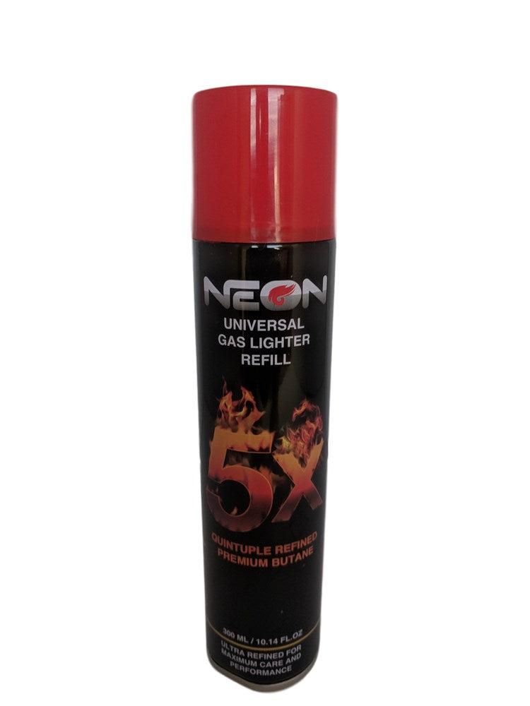 Neon 5x Ultra Refined Butane Fuel Lighter Refill Gas+FREE Eagle torch lighter (4pack)