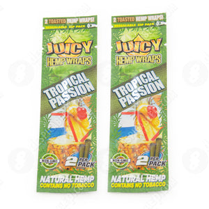 (2)Pack Juicy Jay "Tropical Passion" Flavored Hemp Rolling papers