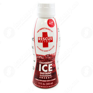 Rescue Detox ICE Drinks - 17oz - Cranberry