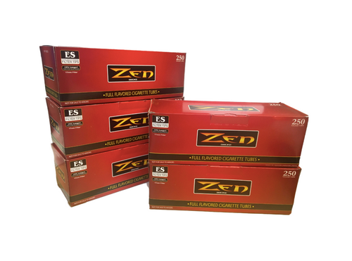 ZEN RYO King Size Full Flavor Cigarette Tubes 5 boxes - 1250 tubes